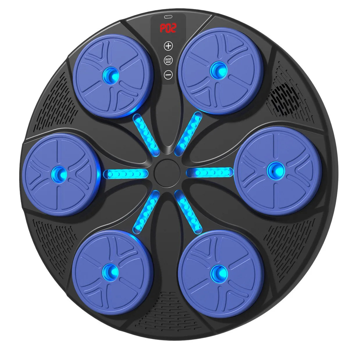 Machine de boxe musicale interactive avec éclairage LED