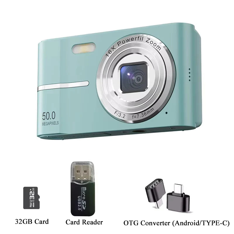 Xiaomi Mini 4K Digital Camera 50MP 16X Appareil photo numérique compact