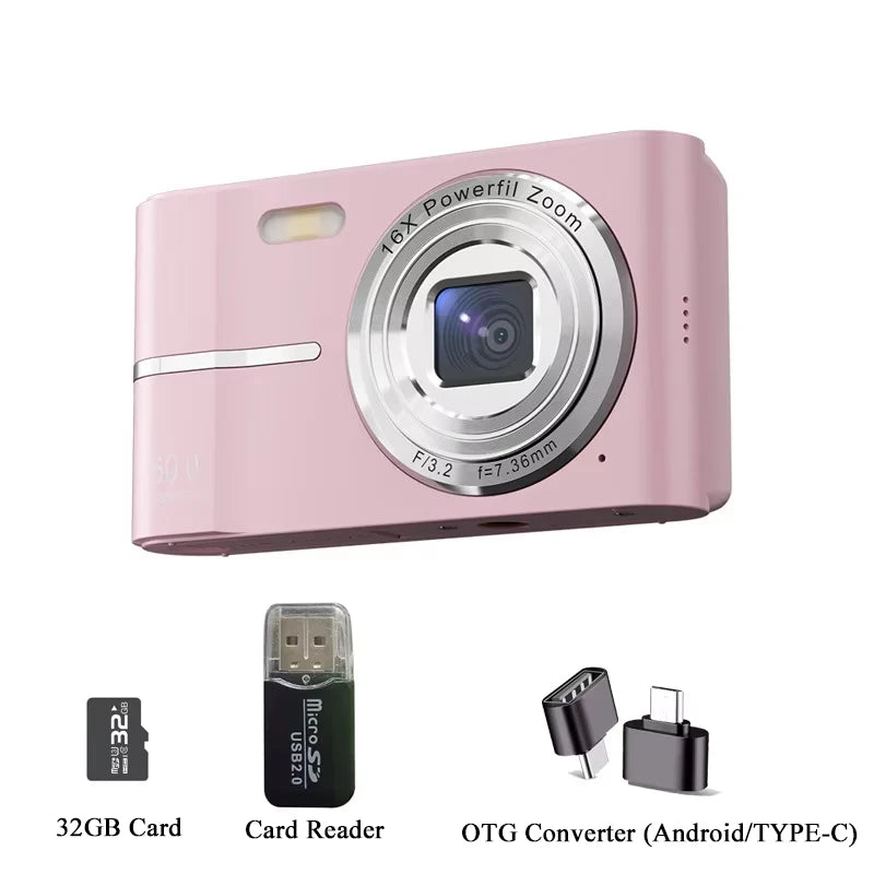 Xiaomi Mini 4K Digital Camera 50MP 16X Appareil photo numérique compact