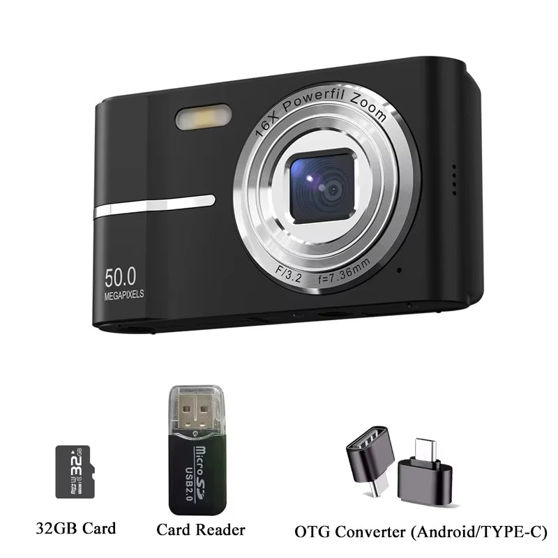 Xiaomi Mini 4K Digital Camera 50MP 16X Appareil photo numérique compact