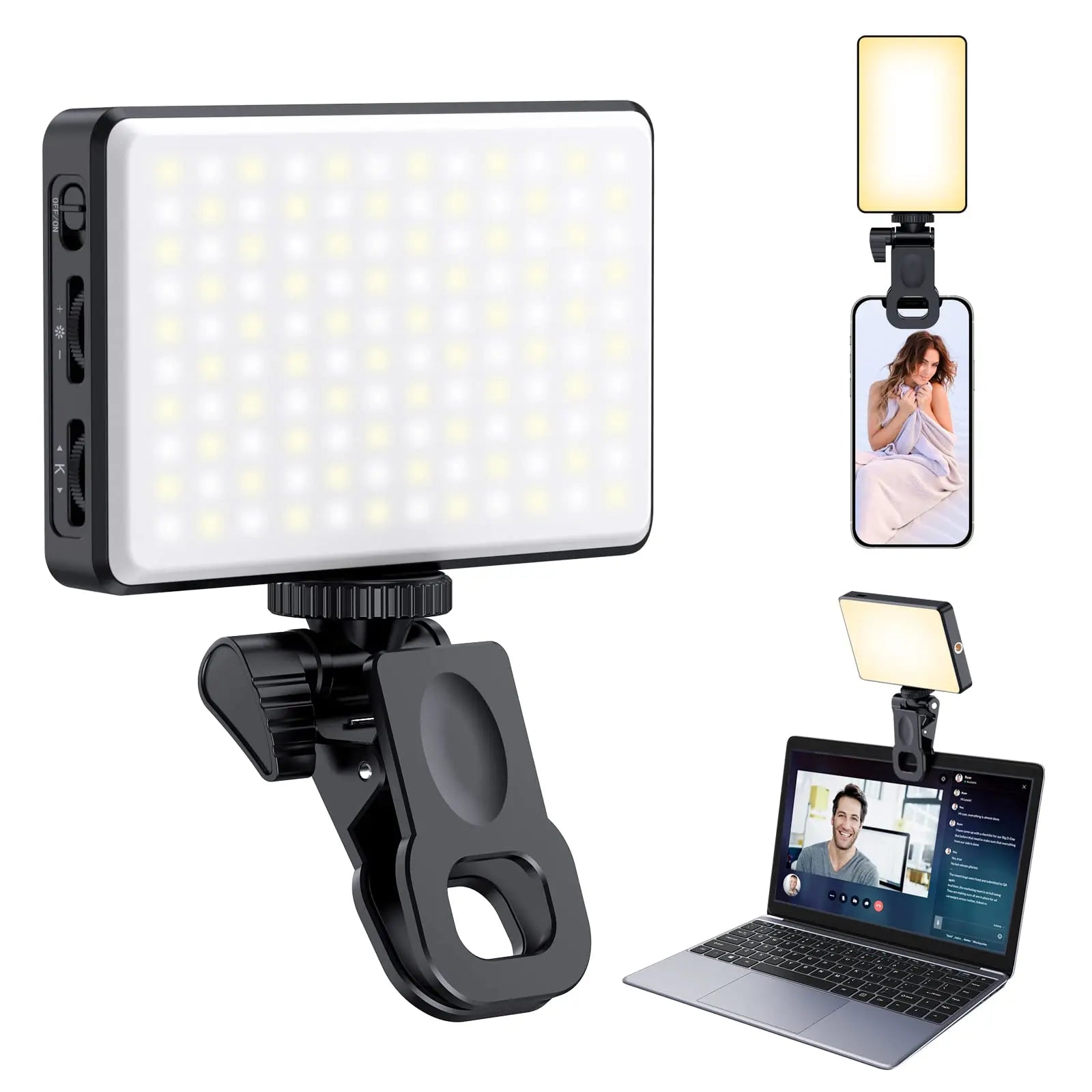 Éclairage LED vidéo professionnel portable
