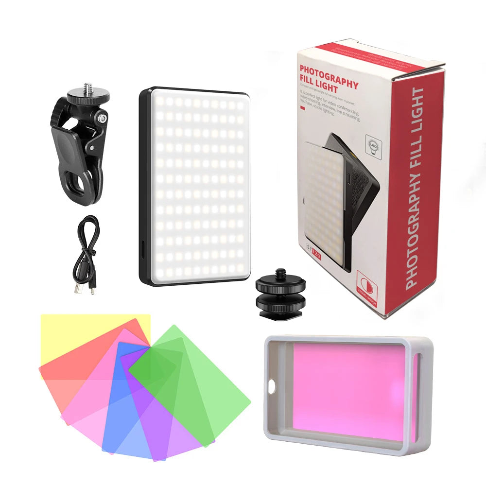 Éclairage LED vidéo professionnel portable